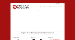 Desktop Screenshot of fixbadreputation.com