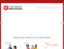 Tablet Screenshot of fixbadreputation.com